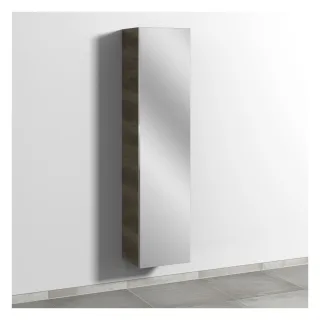 Sanipa 3way Hochschrank mit 1 Doppelspiegeltür, Eiche-Nebraska BR15337