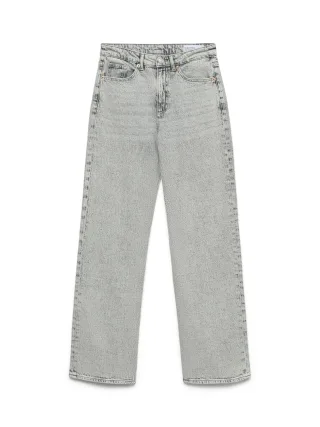VERO MODA - VMTESSA HR WIDE JEANS RA207 GA NOOS Light Grey Denim - Gr. - 25/32