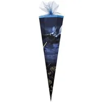 Nestler Schultüte GALXIE WELTALL RAUMSCHIFF DUNKELBLAU, Zuckertüte 85cm (zum Schulanfang / Einschulung)