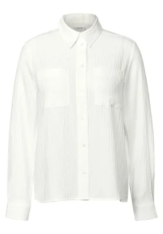 Cecil - Strukturbluse weiß - Gr. - XXL