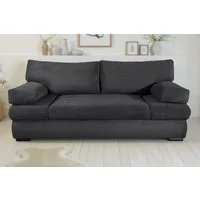 COLLECTION AB Schlafsofa Tina, B: 200 cm, Liegefl. 146x200 cm, Bettfunktion, Bettkasten & 2 Armlehnenkissen, Federkern