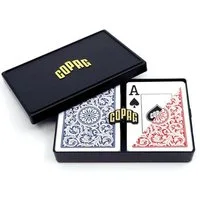Cartamundi Spiel COPAG Elite - Jumbo Face - 2 index - Blue/Red Double-Deck