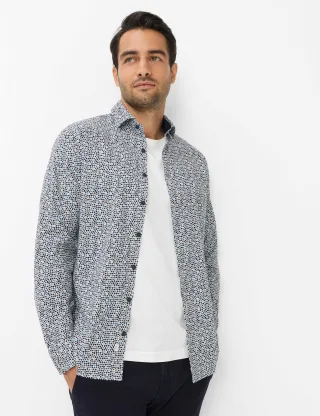 Brax Herren Hemd Style HAROLD burnt olive Grün Oliv, grün - oliv, Gr. XXXL