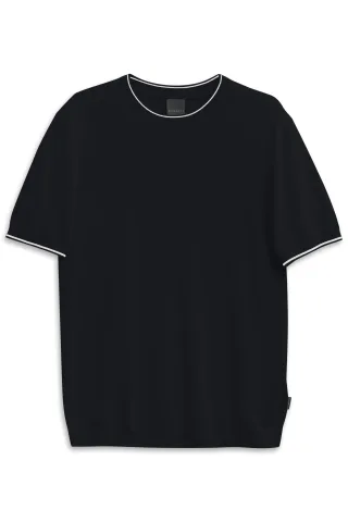 bugatti - Herren T-Shirt 1/2 Arm marine - Gr. - XL