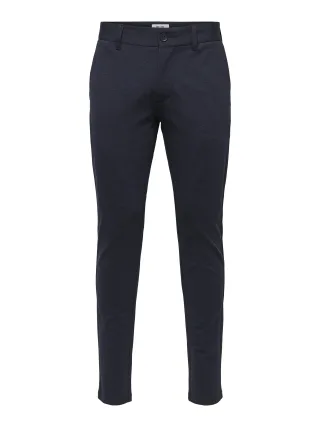 ONLY&SONS - ONSMARK SLIM 0209 MELANGE PANT NOOS Dress Blues - Gr. - 34