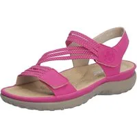 Rieker Riemchensandale Sommerschuh, Sandalette, Keilabsatz, mit Gummizügen