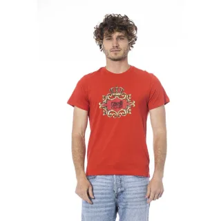 Rotes Krone Wappen T-Shirt