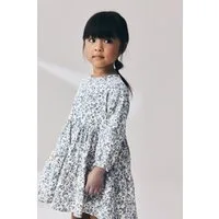 Next Volantkleid Gestuftes Kleid mit langen Ärmeln (1-tlg)
