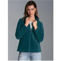 Trigema Fleecejacke TRIGEMA Taillierte Fleecejacke (1-St)