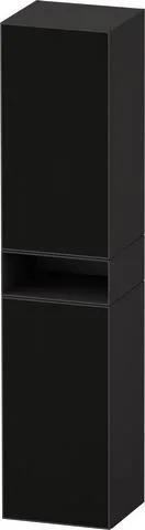 Duravit Zencha Hochschrank Graphit & Schwarz Linienstruktur n/a & Supermatt 400x360x1760 mm - ZE1353 ZE1353R63800000