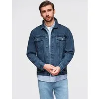 OMBRE Jeansjacke Herren-Jeansjacke mit Waschung