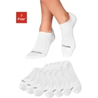 LASCANA ACTIVE Sneakersocken Kurze Sportsocken, Atmungsaktive Laufsocken Damen (Packung, 7-Paar, Großpackung) Füßlinge mit Fußfrottee