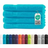Devior Handtuch Set Frottierserie Elegance in vielen Farben, hochwertig mit 500 g/m², Handtücher - 100% Baumwolle (4-St), 50x100 cm, saugstark, schnelltrocknend, pflegeleicht & geruchsneutral