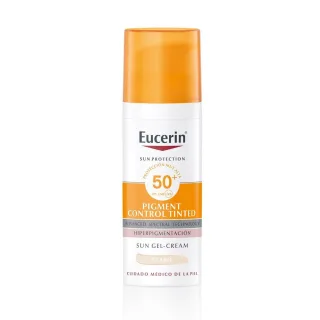 Sonnenschutz Pigmentkontrollgel-cremefarbe Spf50+ #light 50 ml