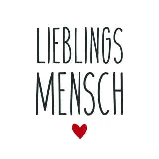 Servietten LIEBLINGSMENSCH