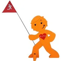 StreetBuddy Warnschild Warnfigur, Warnaufsteller, Warnschild für Kindersicherheit, (1 St)