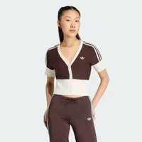 adidas Originals T-Shirt HEMD MIT V-AUSSCHNITT UND KNOPFLEISTE (1-tlg)