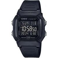 CASIO TIMELESS COLLECTION Chronograph W-800H-1BVES, Quarzuhr, Armbanduhr, Herrenuhr, Digitaluhr, Kalender, Stoppfunktion