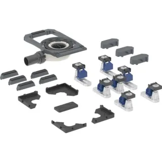Geberit Duofix Duschwannenablauf mit sieben Füßen, für CleanFloor30 Duschfläche, 551557001 551557001
