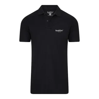 Basic Polo von Ballin Est. 2013 in der farbe Schwarz und in größe S.