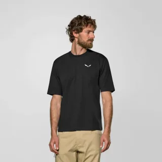 SALEWA - Eagle Loose T-Shirt Herren - Schwarz (Gr.52)