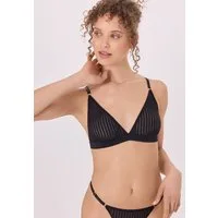 LSCN by LASCANA Bralette (1-tlg) mit transparenten, grafischen Streifen
