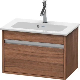 Duravit Ketho Waschtischunterbau wandhängend Nussbaum Matt 600x385x410 mm - KT642207979 KT642207979