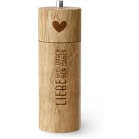 La Vida Salz-/Pfeffermühle Pfeffermühle Gewürzmühle Holz mit Motiv Auswahl La Vida Art: Liebe