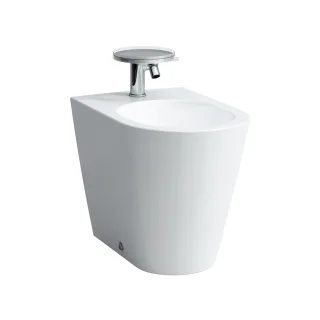LAUFEN Standbidet Kartell · LAUFEN 370x560, 1 Hahnloch mittig, weiß mit LCC, 83233.1, 8323314003021 H8323314003021