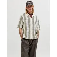 Jack & Jones Polokragenpullover JORTYLER KNIT SS POLO SN Baumwollmischung, relaxed fit