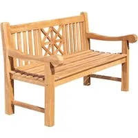 CLP Gartenbank Florida (1er), Holzbank für den Garten, aus Teak-Holz
