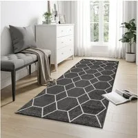 Sanat Teppich Trellis, rechteckig, Höhe: 10 mm, Kurzflor, skandi, boho, auch als Läufer und in rund