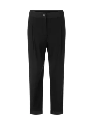 Marc Cain Sports - Stretch-Hose WOKHA mit Bundfalten black new - Gr. - 34