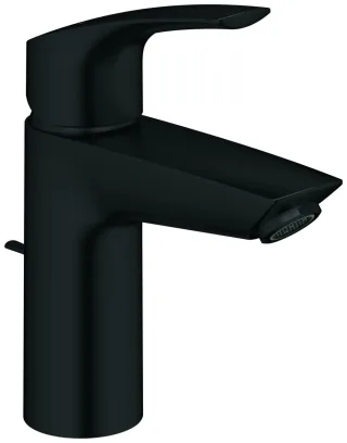 GROHE Waschtischarmatur Eurosmart 33265_3 S-Size Zugstangen-Ablaufgarnitur matt black, 332652433 332652433