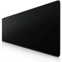 CSL Gaming Mauspad XXXL Speed Mousepad 1200 x 400 x 3 mm, große Tischunterlage, rutschfest, abwaschbar, Geschwindigkeit & Präzision, schwarz