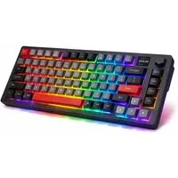Goldstern-Tech Wireless-Tastatur (Wireless 75% Gaming-Tastatur mit RGB & Anti-Ghosting)