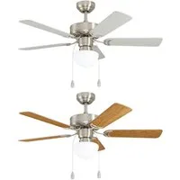 EGLO Deckenventilator, Deckenventilator Deckenlampe Vor-Rücklauf Lüfter Kühler MDF D 106,5 cm