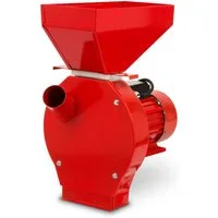 EBERTH Getreidemühle Tischmontage Elektrisch, 1100 Watt Elektromotor, Durchsatzmenge 240 kg/h, Schrotmühle
