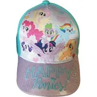 Schirmmütze My Little Pony Kinder Glitzer-Kappe Happy Ponies!