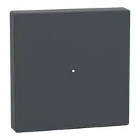 Wippe einteilig 1-fach System M mit Kontrollfenster, Kunststoff, matt, IP20, IK01 anthrazit, Retail