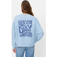 camel active Sweatshirt mit Backprint Langarm