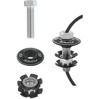 FORCE Lenkervorbau Kralle BMX mit Loch, Gabel Mutter Set 1 1/8"
