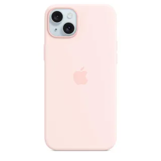 Apple Silikon Case mit MagSafe [für iPhone 15 Plus] hellrosa