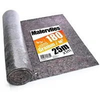 BigDean Malervlies Premium Malervlies 180g/m² – Rutschfestes Abdeckvlies mit Folienschutz, (Rolle, 1-St., Rolle), Abdeckvlies, Wiederverwendbar, Hohe Saugkraft, Vielseitig & Robust
