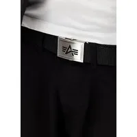 Alpha Industries Ledergürtel Heavy Duty Logo Belt