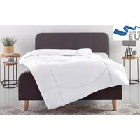 OTTO home Microfaserbettdecke Microlux, Bettdecke 135x200 cm und Übergrößen bis 240x220cm, Füllung: Feuchtigkeitsregulierende 3D Klimafaser (Polyester), Bezug: Microfaser-Feinbatist, fest versteppter Bezug - keine Bettwäsche nötig, Sommer, Winter