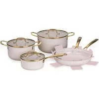 FACKELMANN Topf-Set Topf- und Pfannen-Set, Kochgeschirr, Aluminium, Keramikbeschichtung