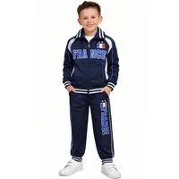 Fashion Boy Trainingsanzug Frankreich Trainingsanzug Freizeitanzug Jogginganzug JF5e (Set, Jacke + Hose)