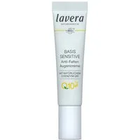 lavera Augencreme Basis Sensitiv - Anti Falten Augencreme 15ml