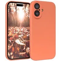 EAZY CASE Handyhülle für Apple iPhone 17 Hülle Silikon 6,3 Zoll, Schutzhülle mit Kameraschutz Telefonhülle elastisch Bumper tpu Orange